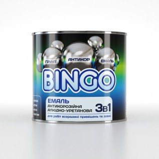 Емаль BINGO/SMILE 3в1 Антикорозійна Синій,  ral 5010,  0.7л